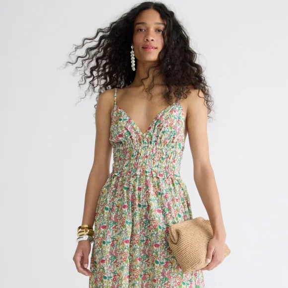 new york and company midi dress Sleeveless V Neck Denim Fit And Flare Midi Dress - SMALL / BLUE